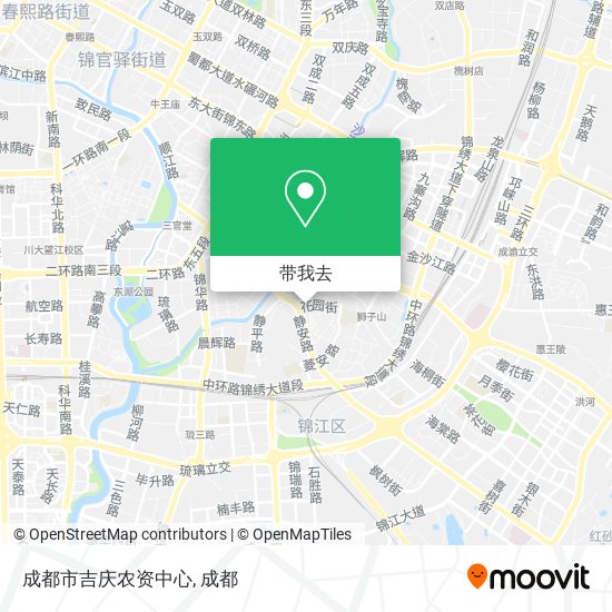 成都市吉庆农资中心地图