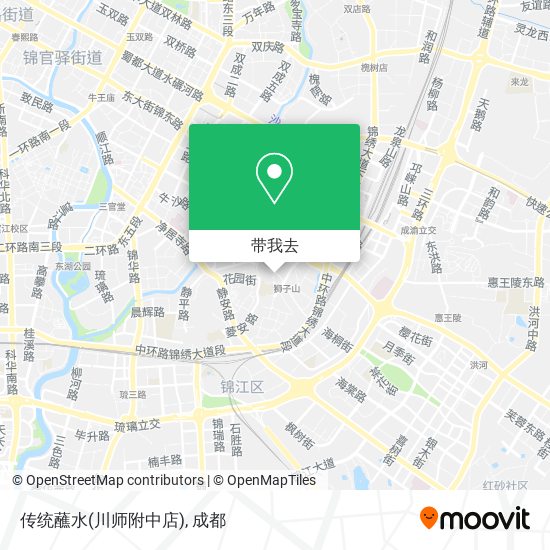 传统蘸水(川师附中店)地图