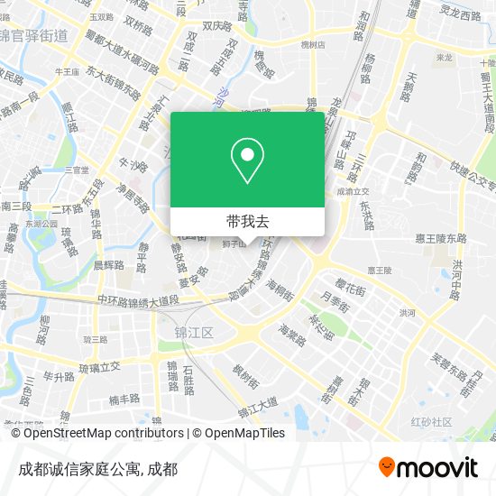 成都诚信家庭公寓地图