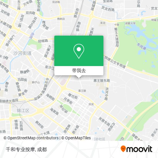 千和专业按摩地图