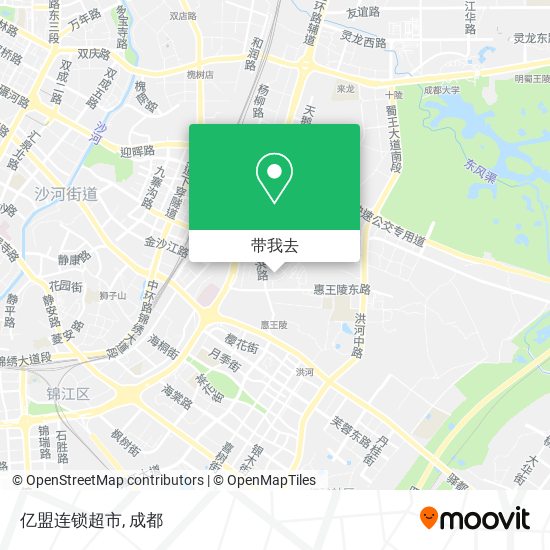 亿盟连锁超市地图