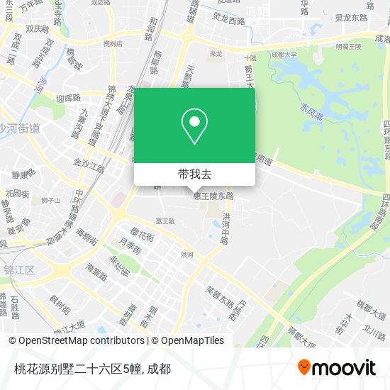 桃花源别墅二十六区5幢地图