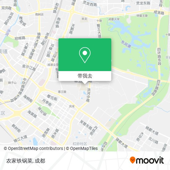 农家铁锅菜地图