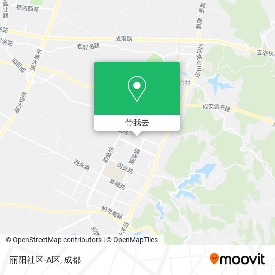 丽阳社区-A区地图