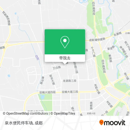 泉水便民停车场地图