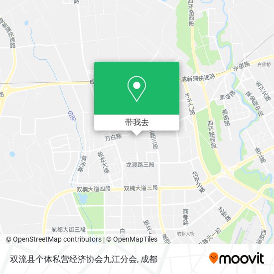 双流县个体私营经济协会九江分会地图
