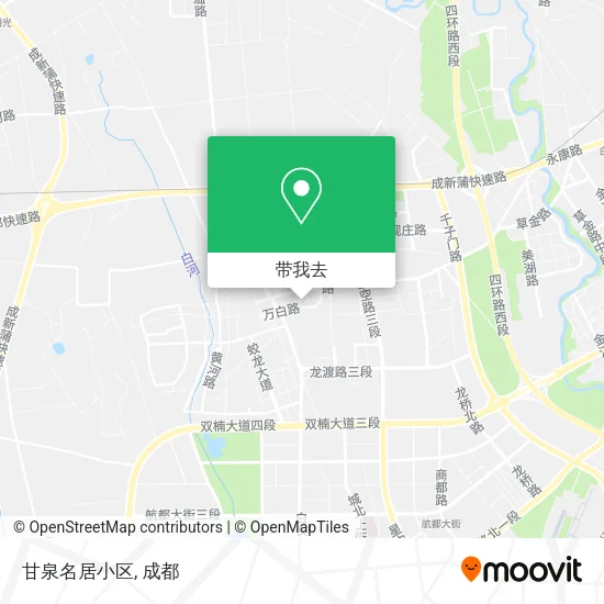 甘泉名居小区地图