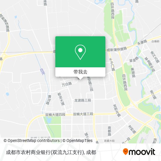 成都市农村商业银行(双流九江支行)地图