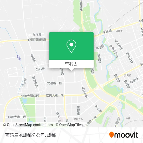 西码展览成都分公司地图