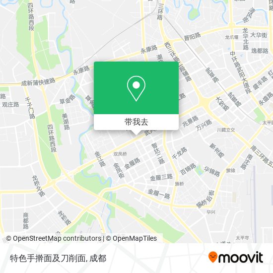 特色手擀面及刀削面地图