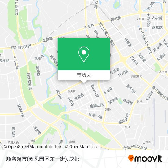 顺鑫超市(双凤园区东一街)地图