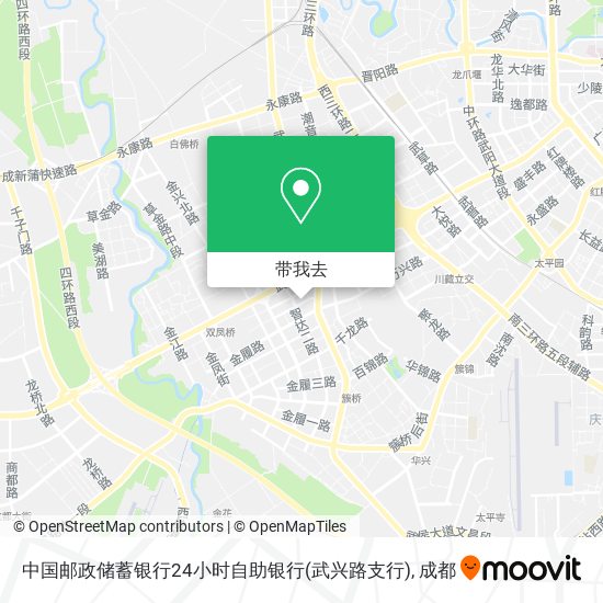中国邮政储蓄银行24小时自助银行(武兴路支行)地图