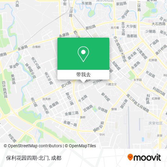保利花园四期-北门地图