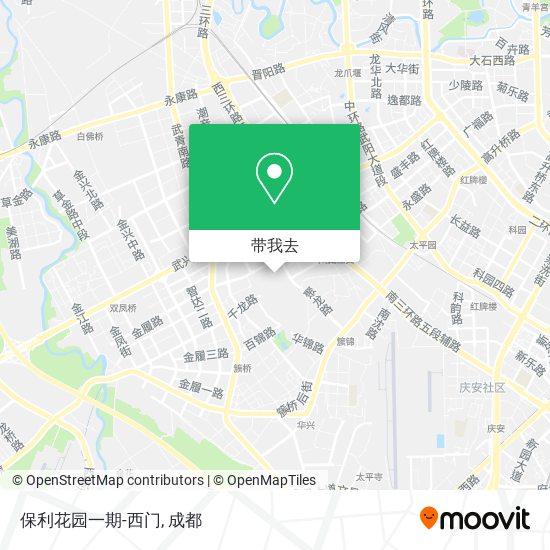 保利花园一期-西门地图
