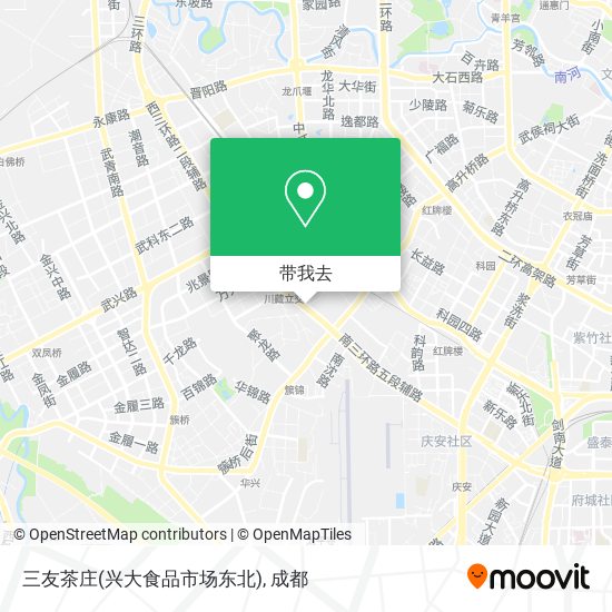 三友茶庄(兴大食品市场东北)地图