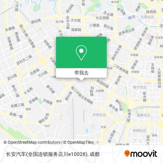 长安汽车(全国连锁服务店川e10028)地图