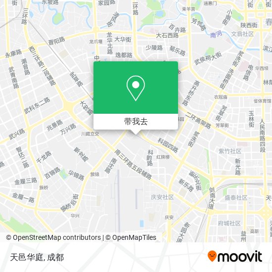 天邑华庭地图