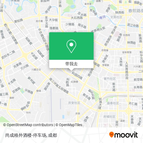 尚成格外酒楼-停车场地图