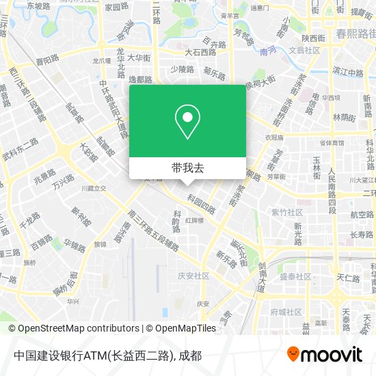 中国建设银行ATM(长益西二路)地图