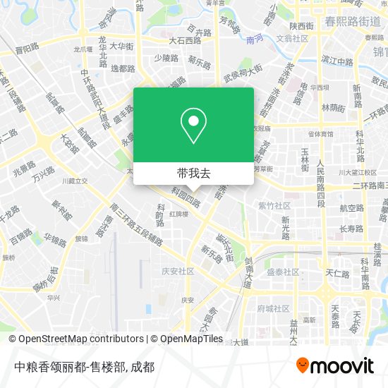 中粮香颂丽都-售楼部地图