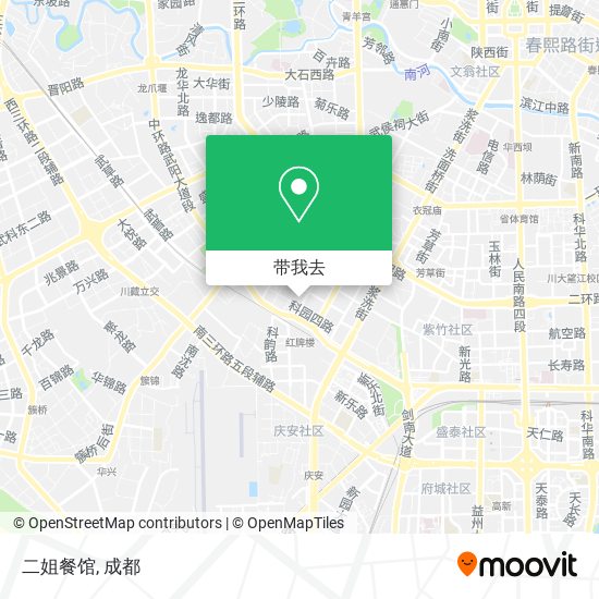 二姐餐馆地图