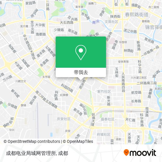成都电业局城网管理所地图