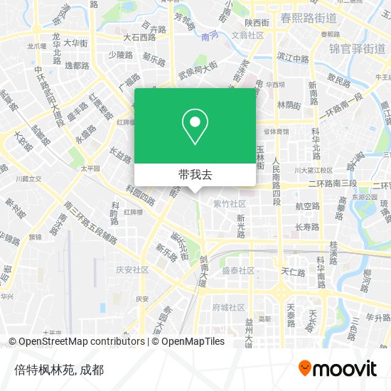 倍特枫林苑地图