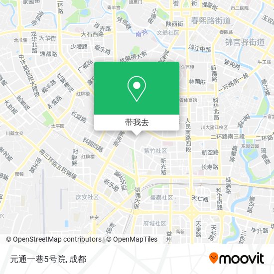 元通一巷5号院地图