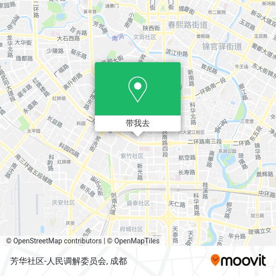 芳华社区-人民调解委员会地图