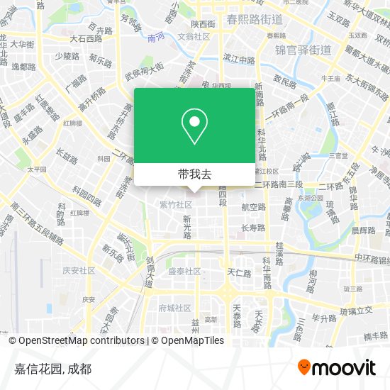 嘉信花园地图