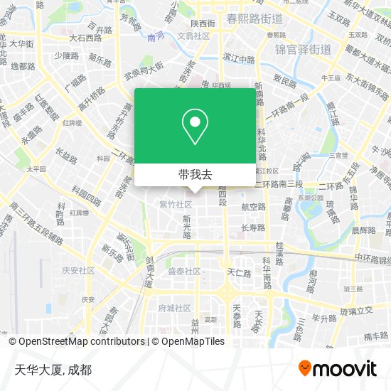 天华大厦地图