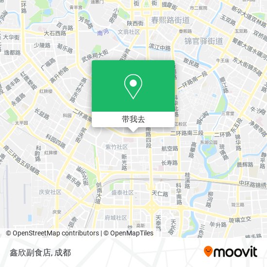 鑫欣副食店地图