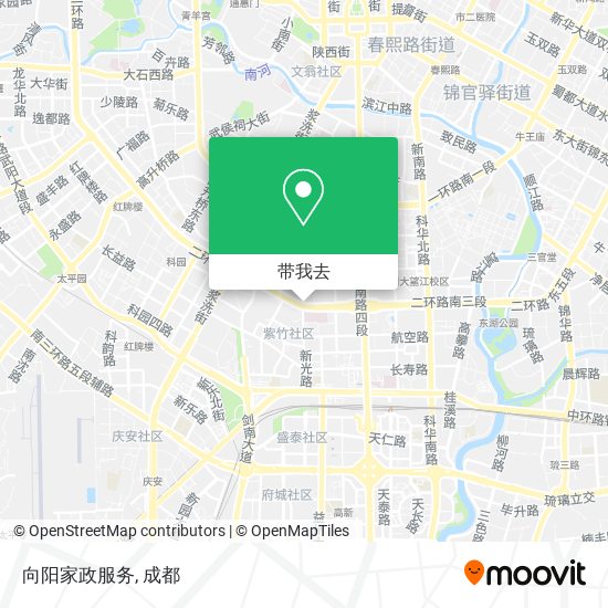 向阳家政服务地图