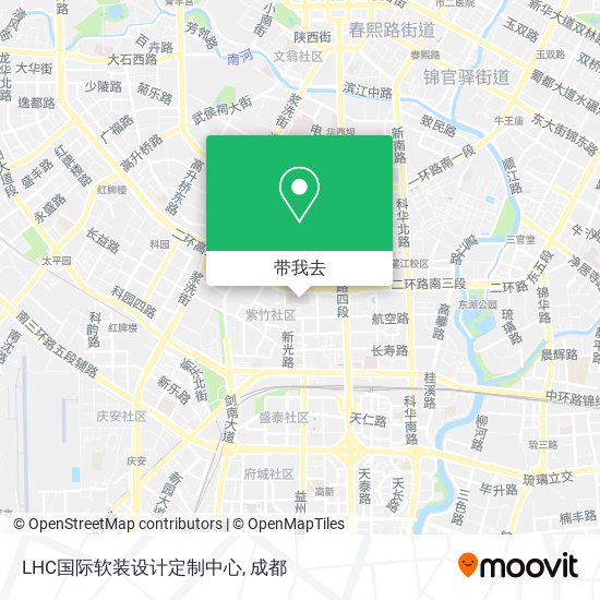 LHC国际软装设计定制中心地图