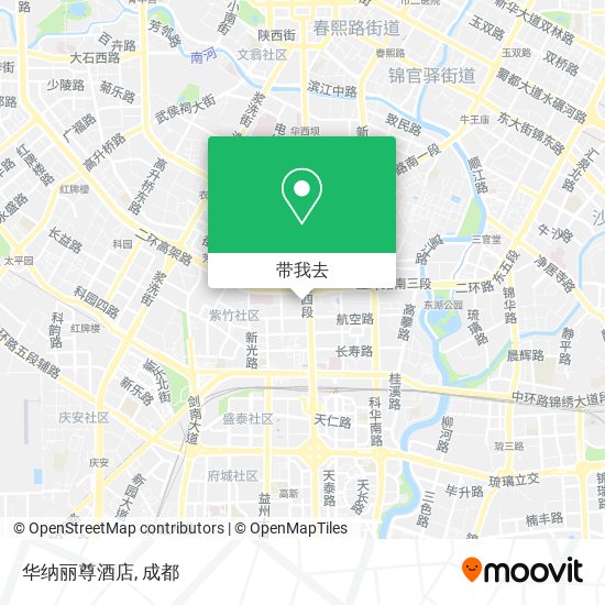 华纳丽尊酒店地图