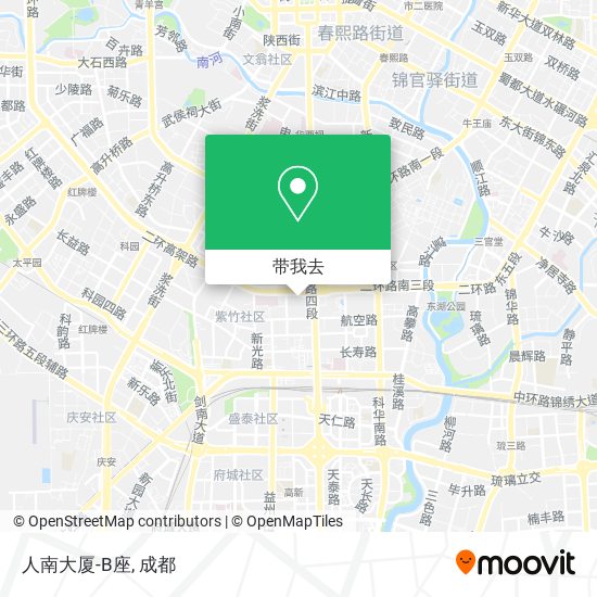 人南大厦-B座地图