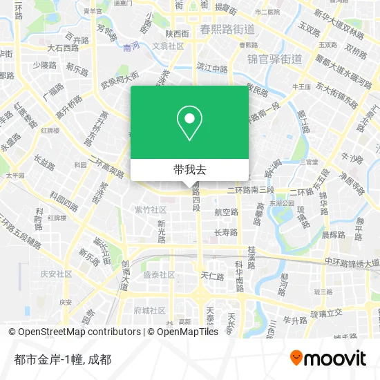 都市金岸-1幢地图