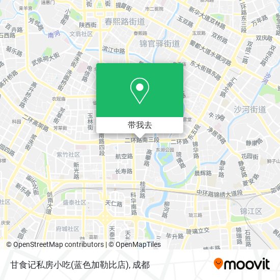 甘食记私房小吃(蓝色加勒比店)地图