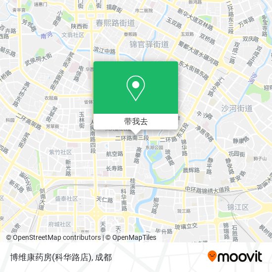 博维康药房(科华路店)地图