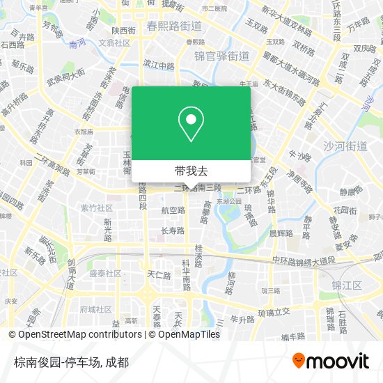 棕南俊园-停车场地图