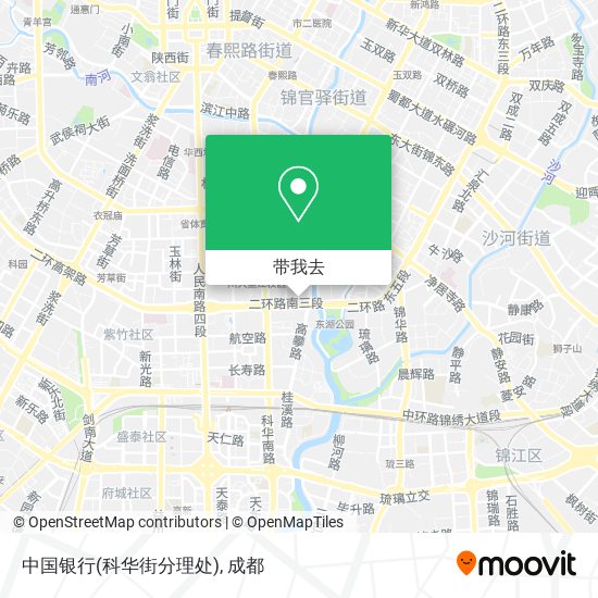 中国银行(科华街分理处)地图
