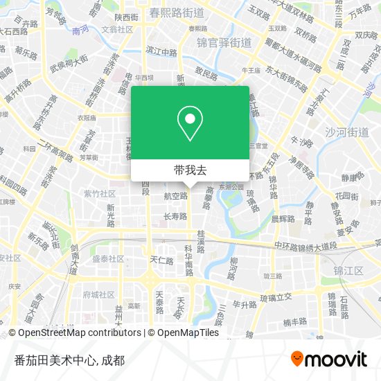 番茄田美术中心地图