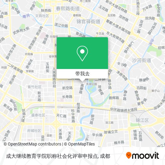 成大继续教育学院职称社会化评审申报点地图