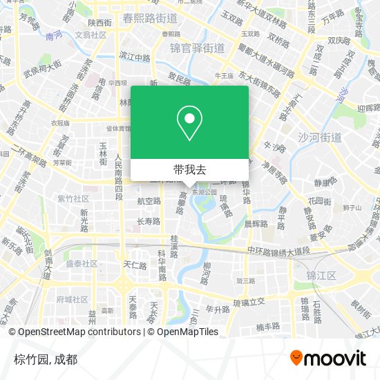 棕竹园地图