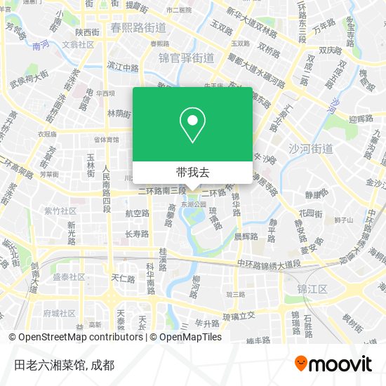田老六湘菜馆地图