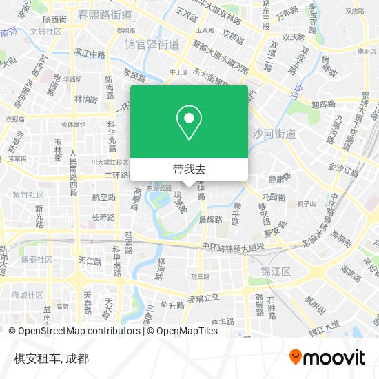 棋安租车地图