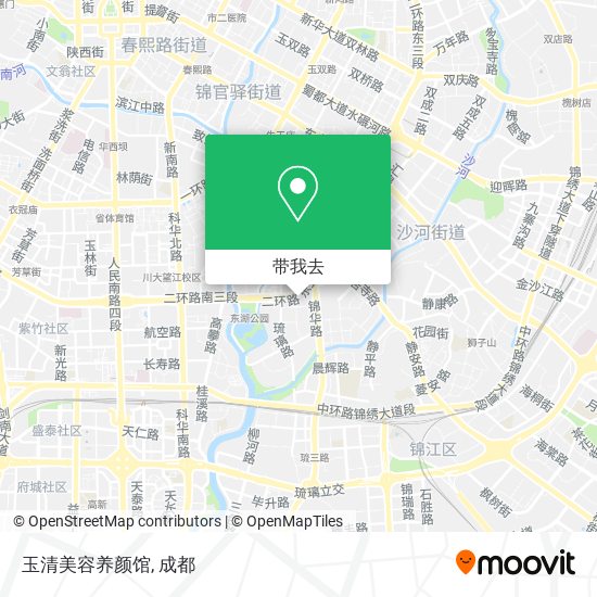 玉清美容养颜馆地图
