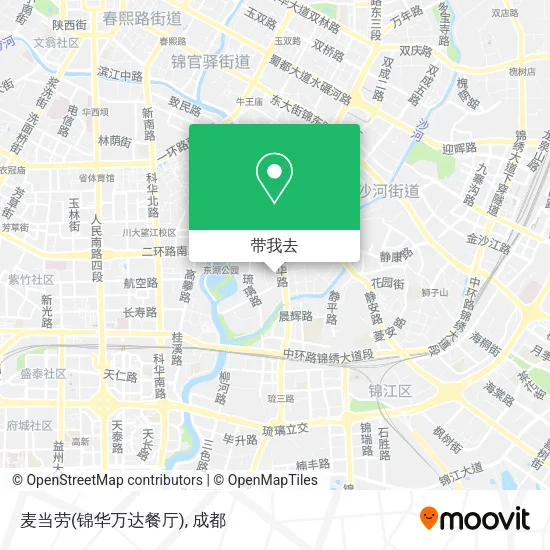 麦当劳(锦华万达餐厅)地图