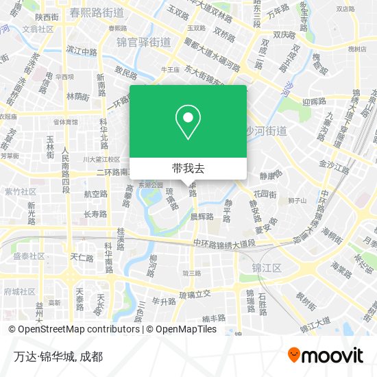 万达·锦华城地图
