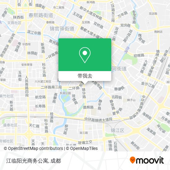 江临阳光商务公寓地图